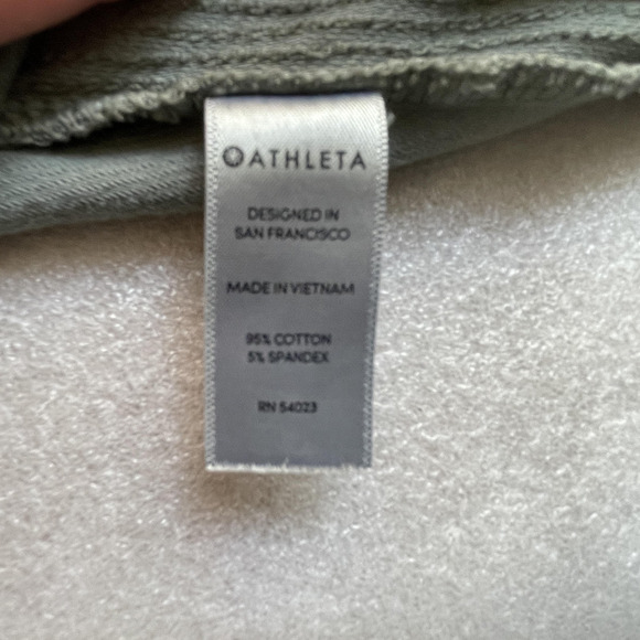 Athleta Skirt Women 8 Green Farallon Utility Mini Athleisure Comfort Stretch - Picture 8 of 9